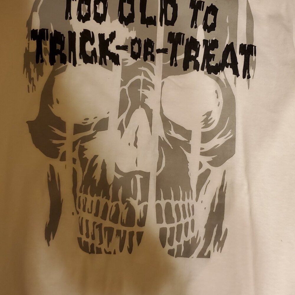 Halloween T-Shirt: I'll Never Be Too Old to Trick-Or-Treat